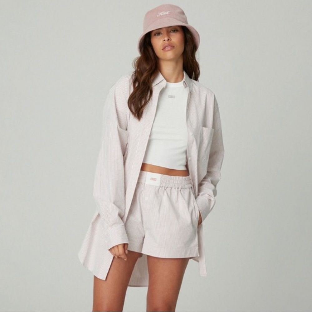 Kith Women Seersucker Shirt and Short Set